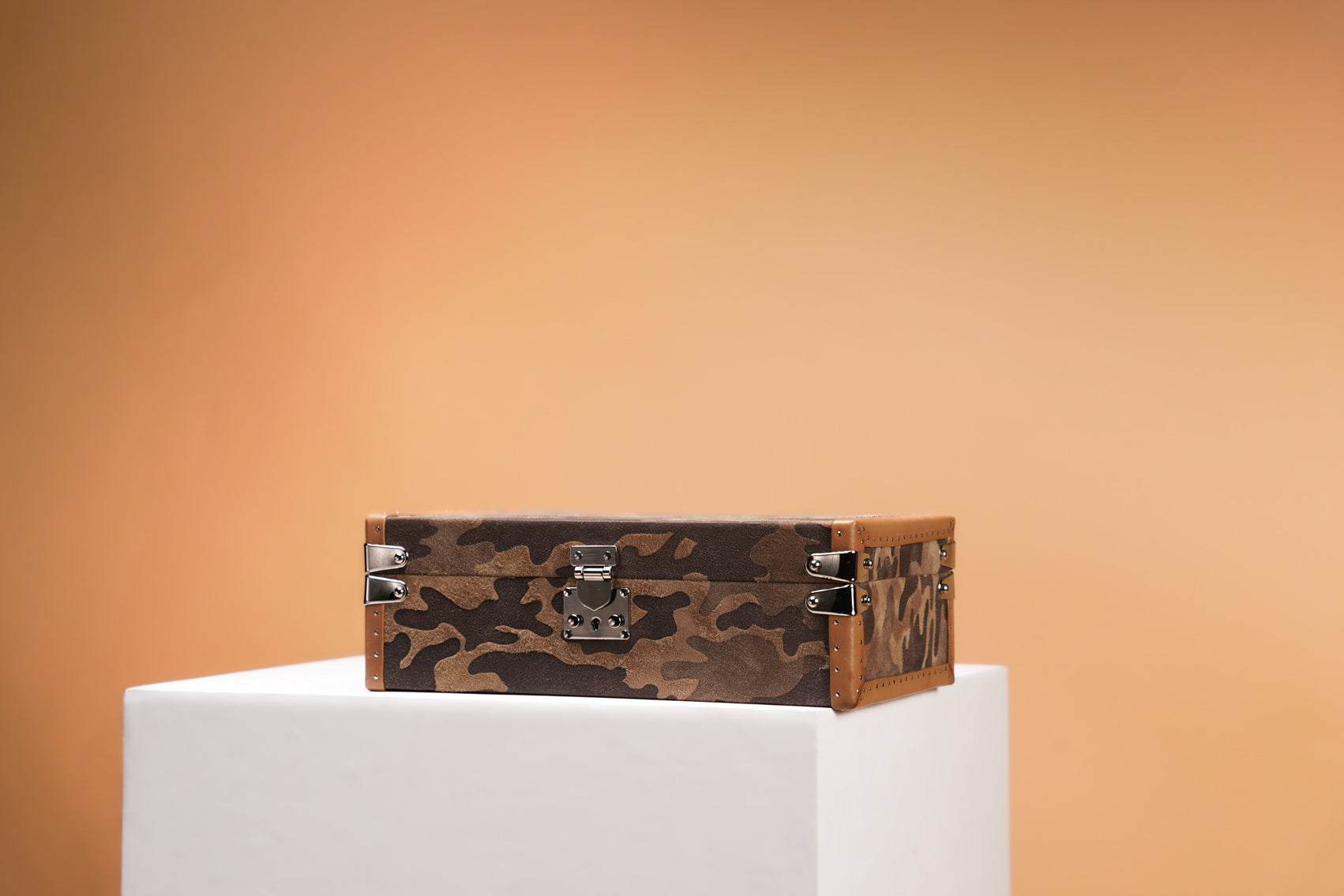 Petra Watch Case - Camouflage Sand