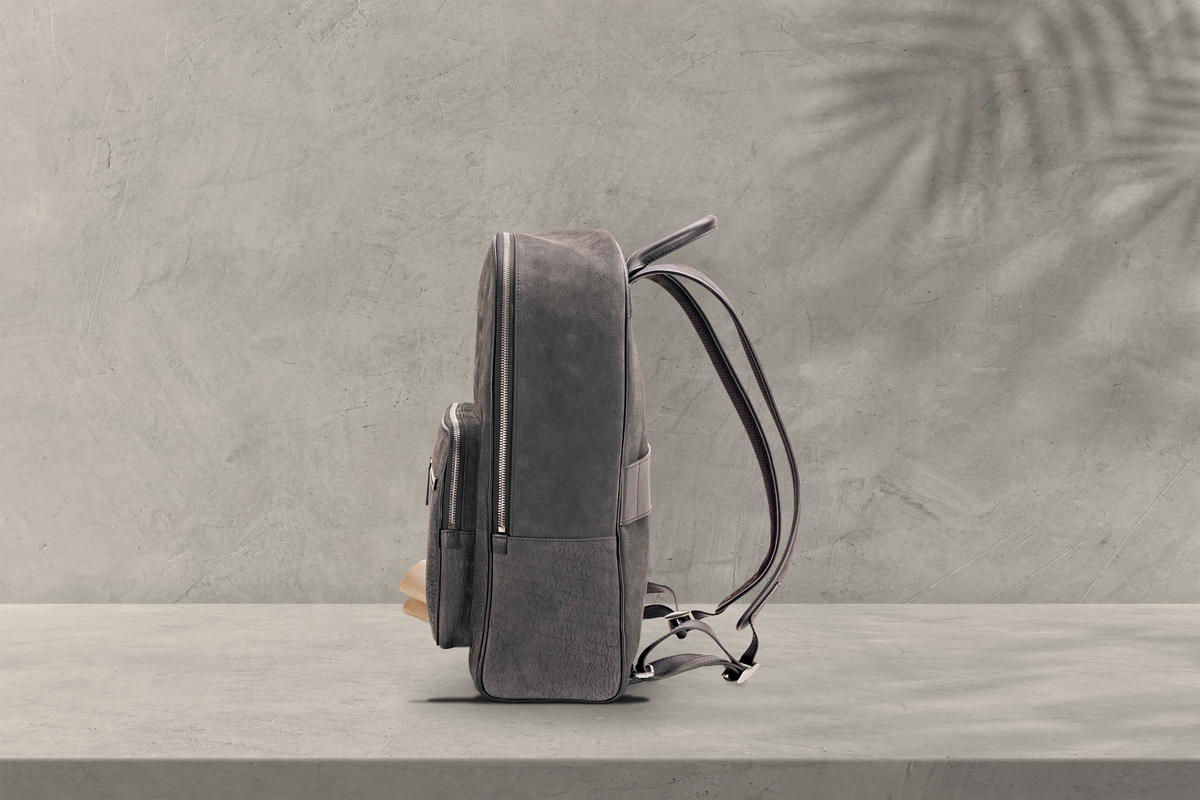 Bosphorus LeatherAdventure Backpack - Nubuck Black