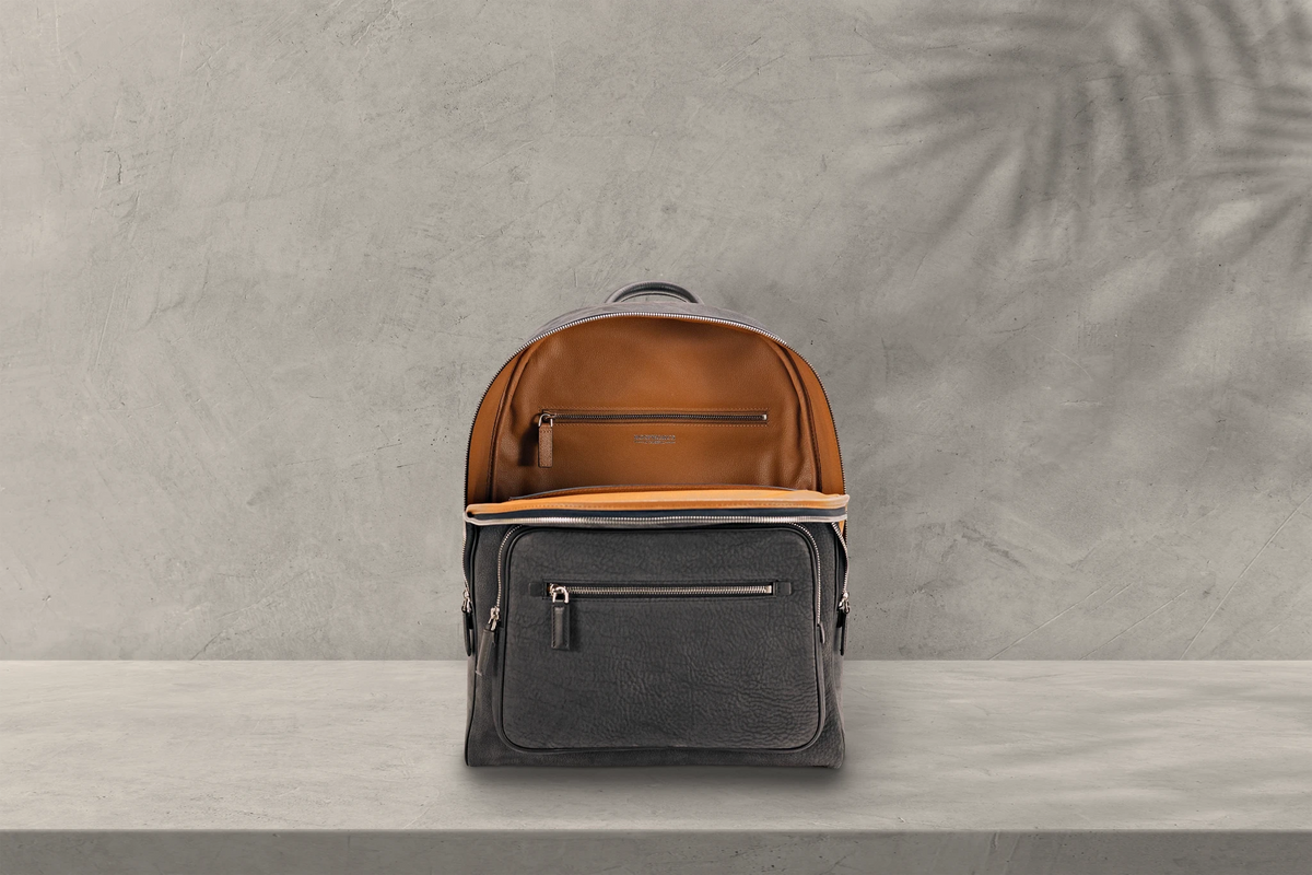 Bosphorus LeatherAdventure Backpack - Nubuck Black