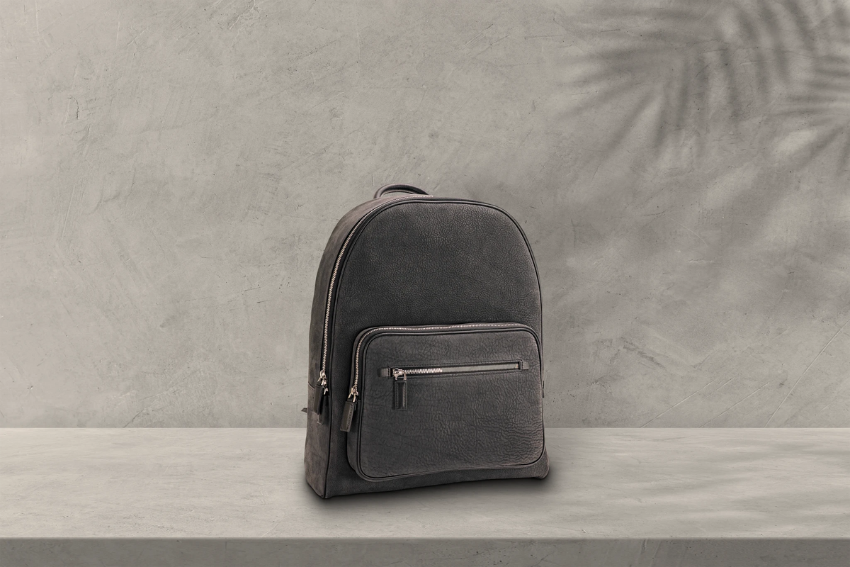Bosphorus LeatherAdventure Backpack - Nubuck Black