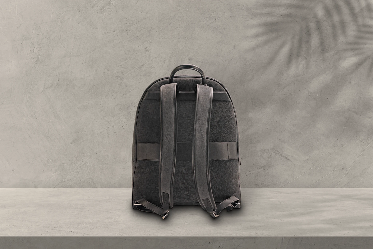 Bosphorus LeatherAdventure Backpack - Nubuck Black