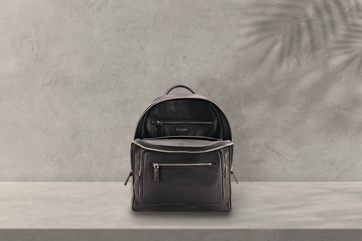 Bosphorus LeatherAdventure Backpack - Silky Black