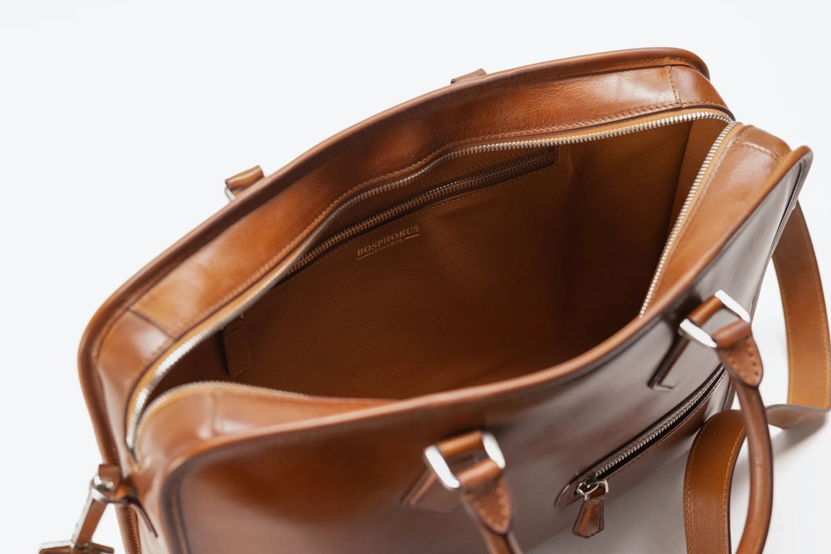 Bosphorus LeatherBriefcase - Barenia Patina