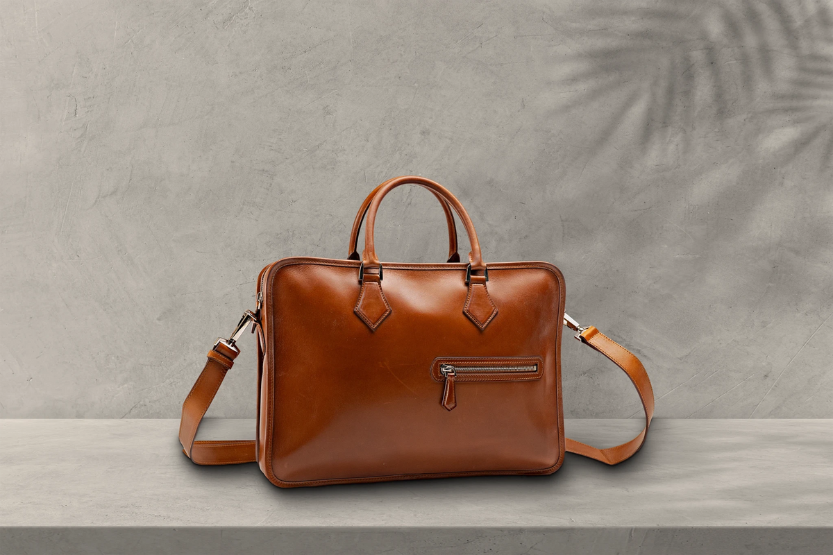 Bosphorus LeatherBriefcase - Barenia Patina