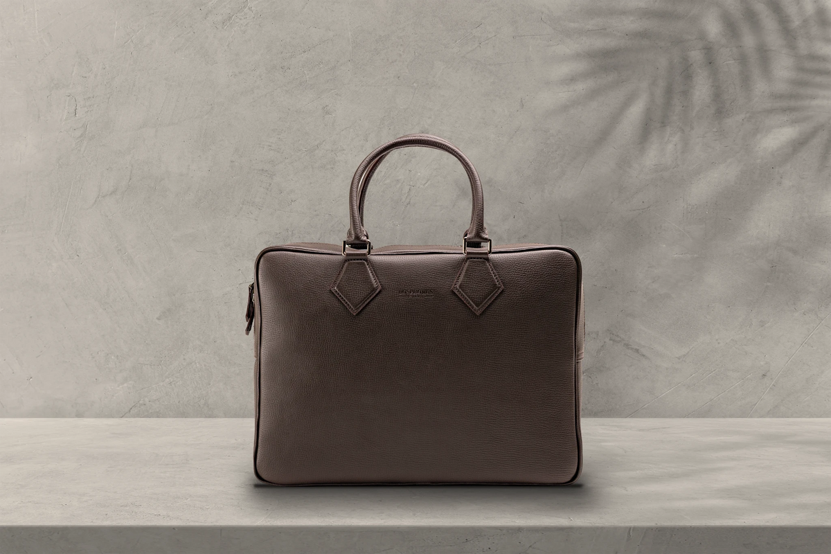 Bosphorus LeatherBriefcase - Dark Brown