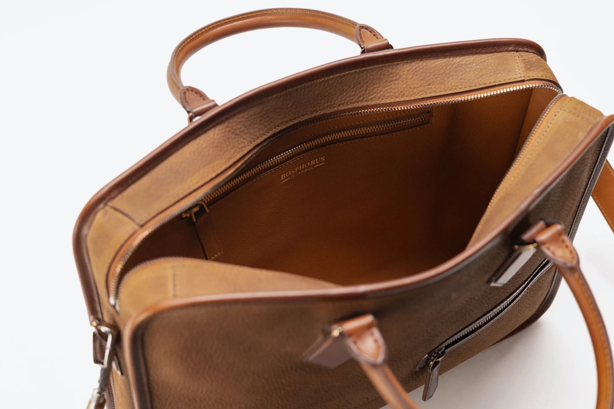 Bosphorus LeatherBriefcase - Espresso
