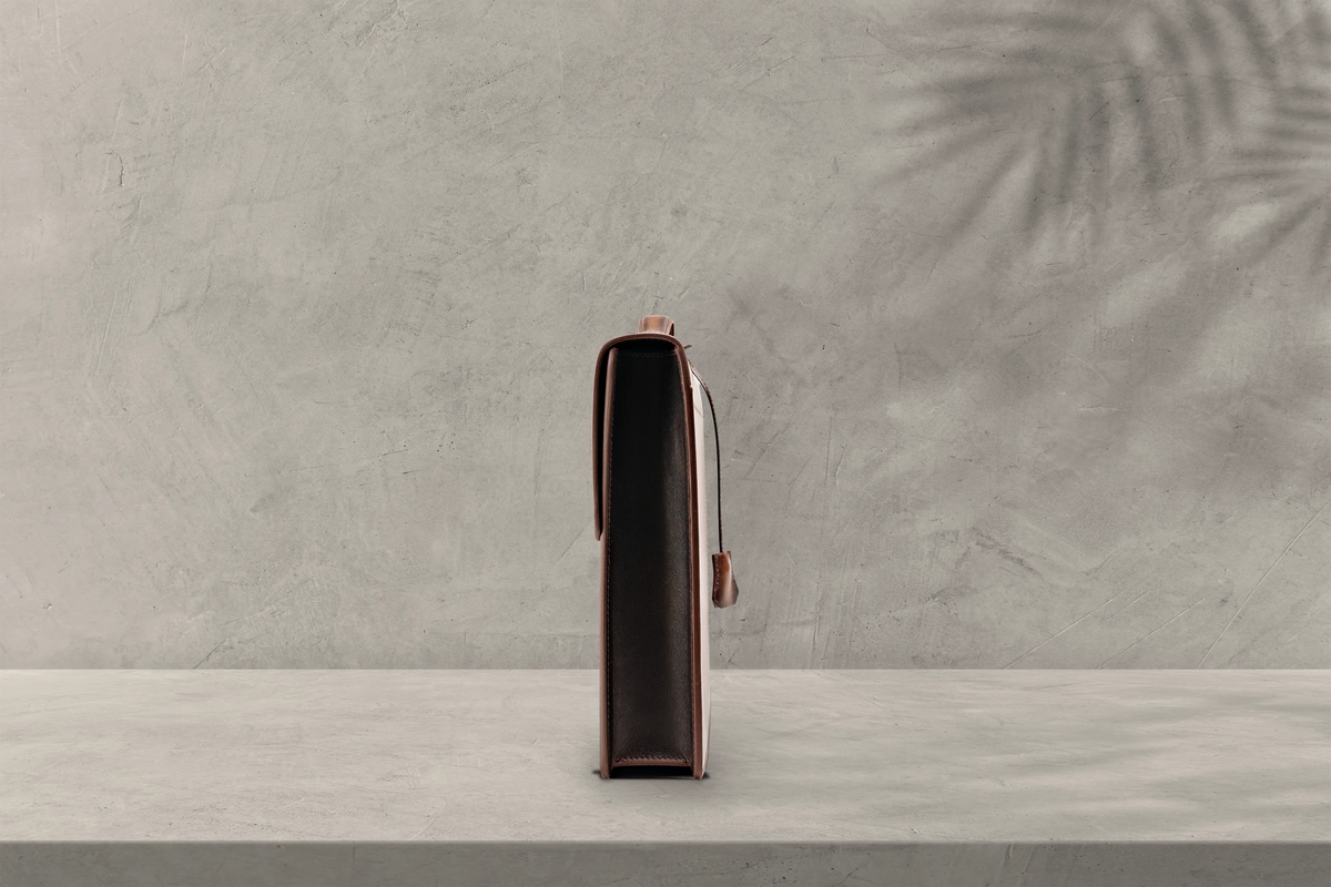 Bosphorus LeatherBriefcase - Patina Brown