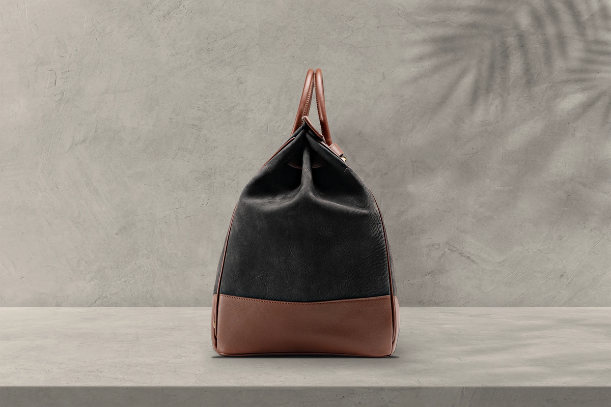 Bosphorus LeatherDuffle - Nubuck Black