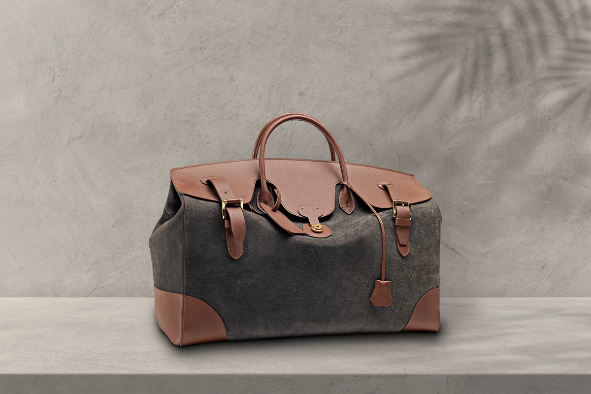 Bosphorus LeatherDuffle - Nubuck Black