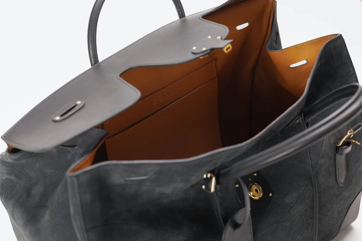 Bosphorus LeatherDuffle - Nubuck Black