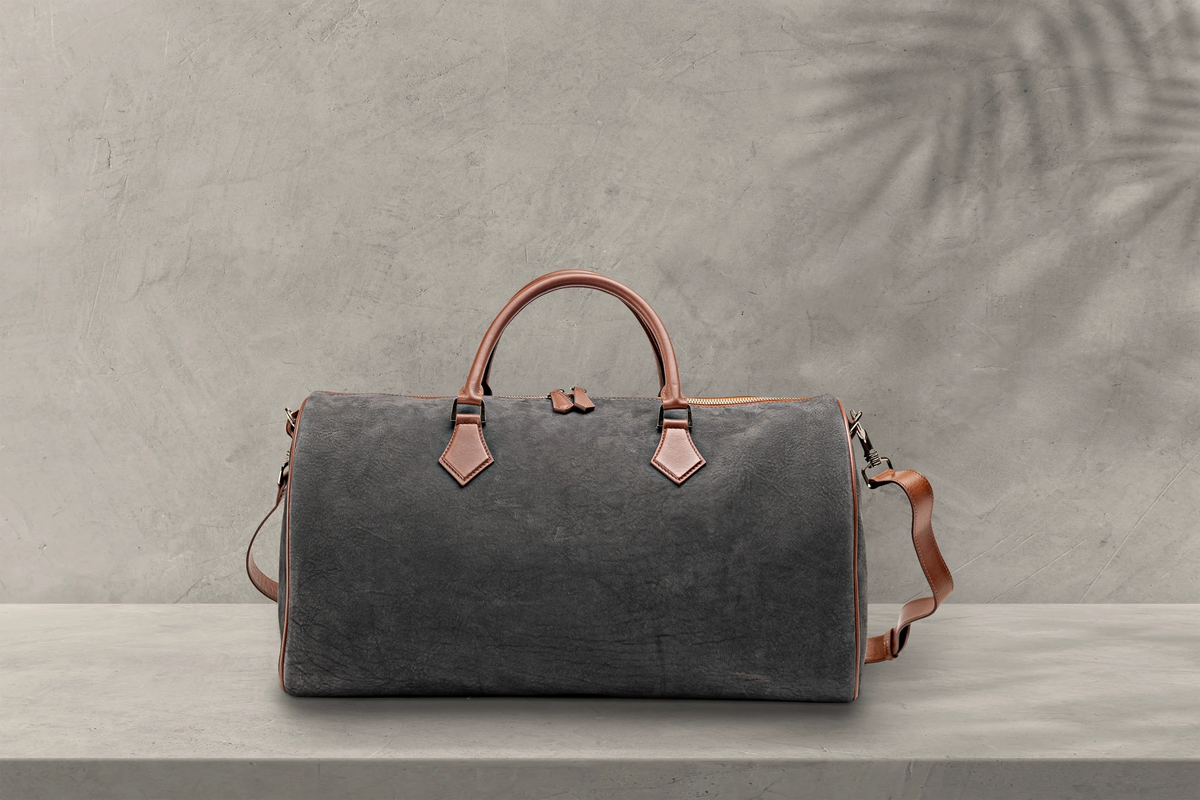 Bosphorus LeatherDuffle - Nubuck Black