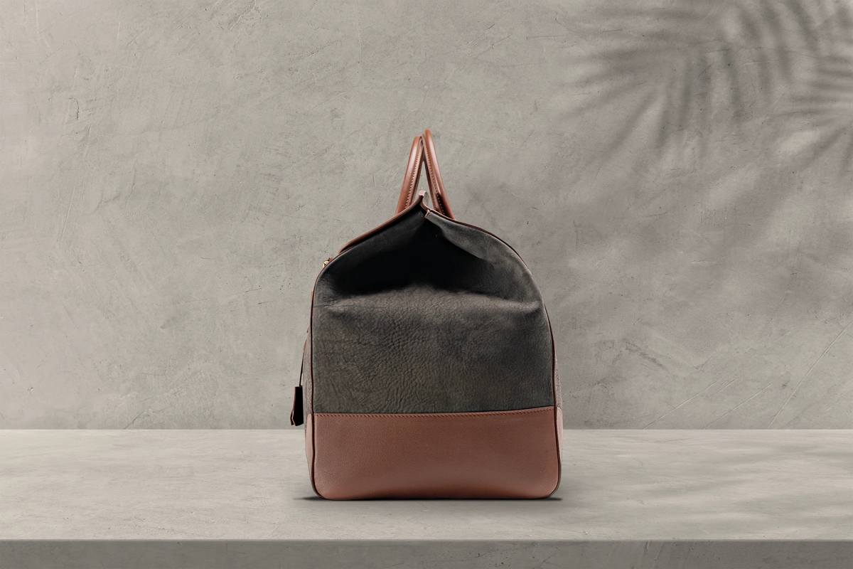 Bosphorus LeatherDuffle - Nubuck Black