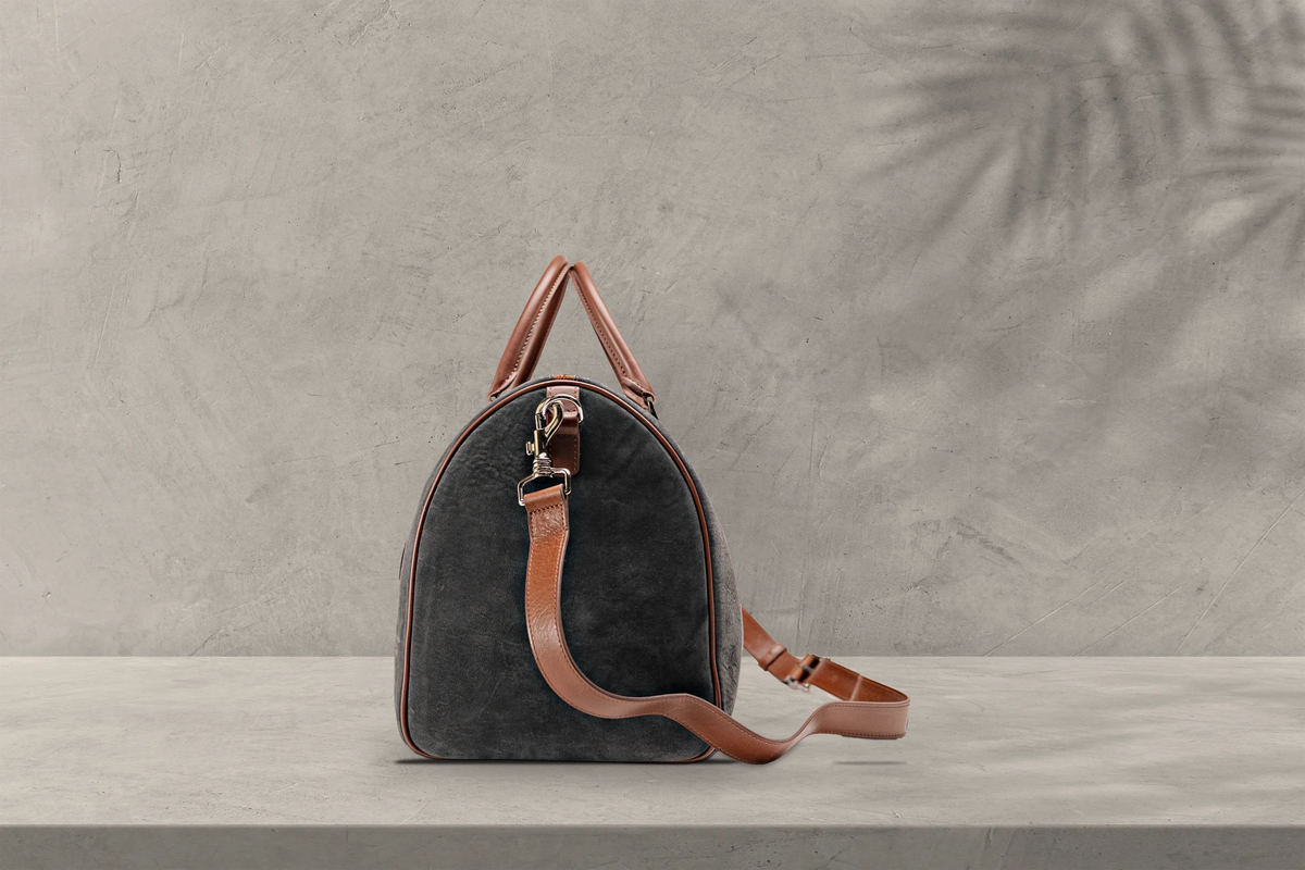 Bosphorus LeatherDuffle - Nubuck Black