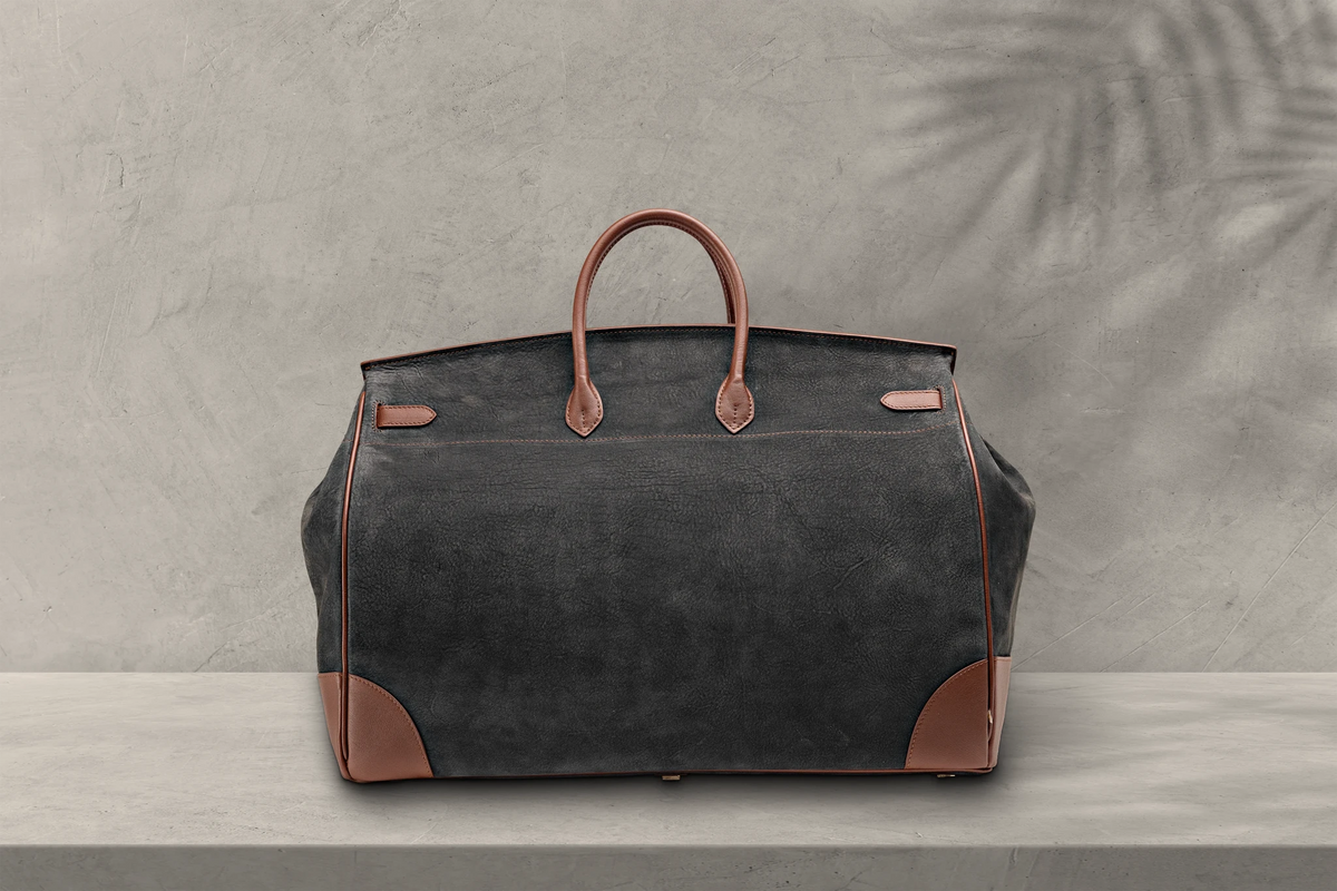 Bosphorus LeatherDuffle - Nubuck Black