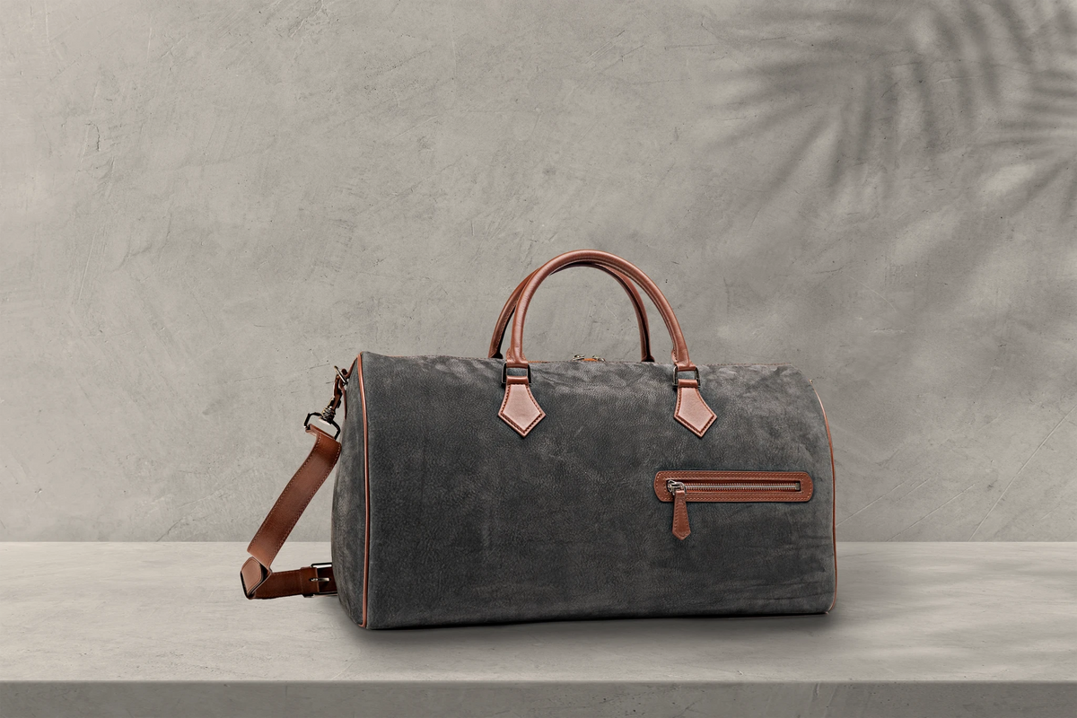Bosphorus LeatherDuffle - Nubuck Black