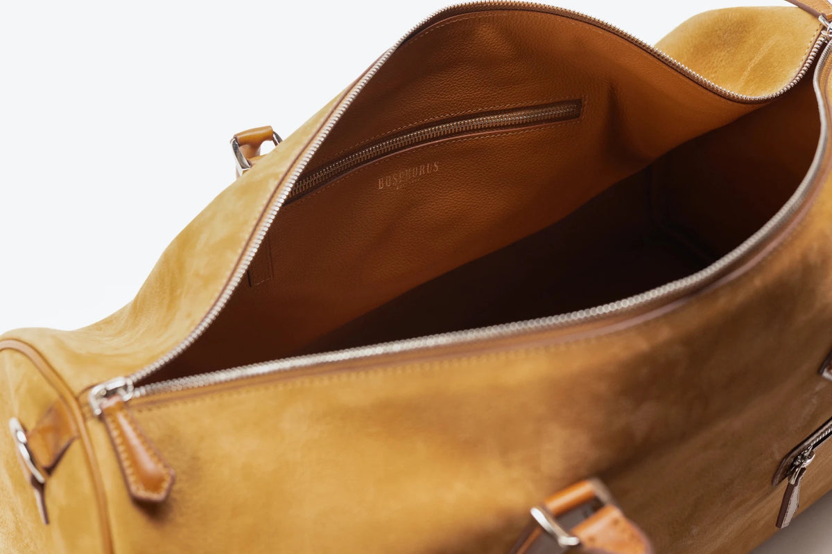 Bosphorus LeatherDuffle - Nubuck Camel