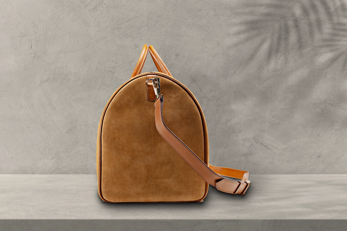 Bosphorus LeatherDuffle - Nubuck Camel