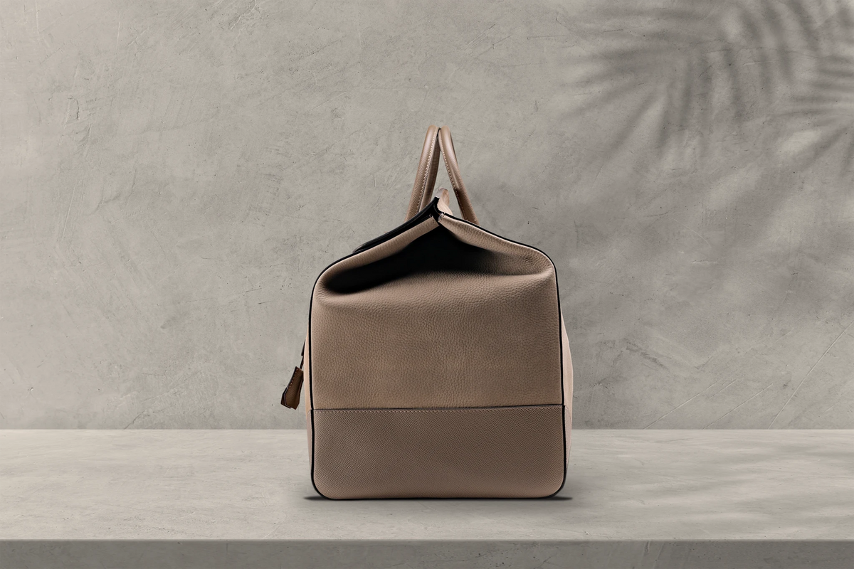 Bosphorus LeatherDuffle - Nubuck Grey