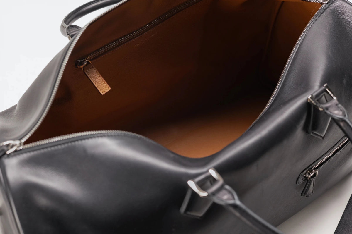 Bosphorus LeatherDuffle - Silky Black