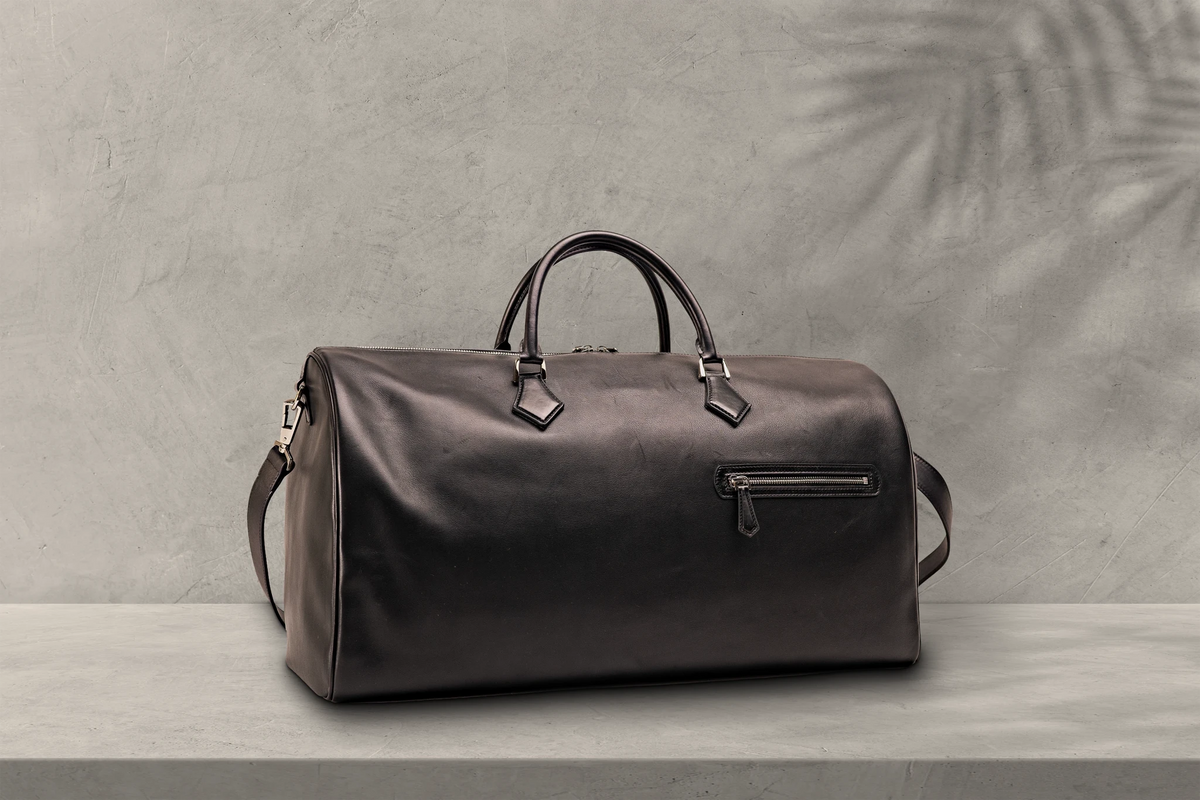 Bosphorus LeatherDuffle - Silky Black