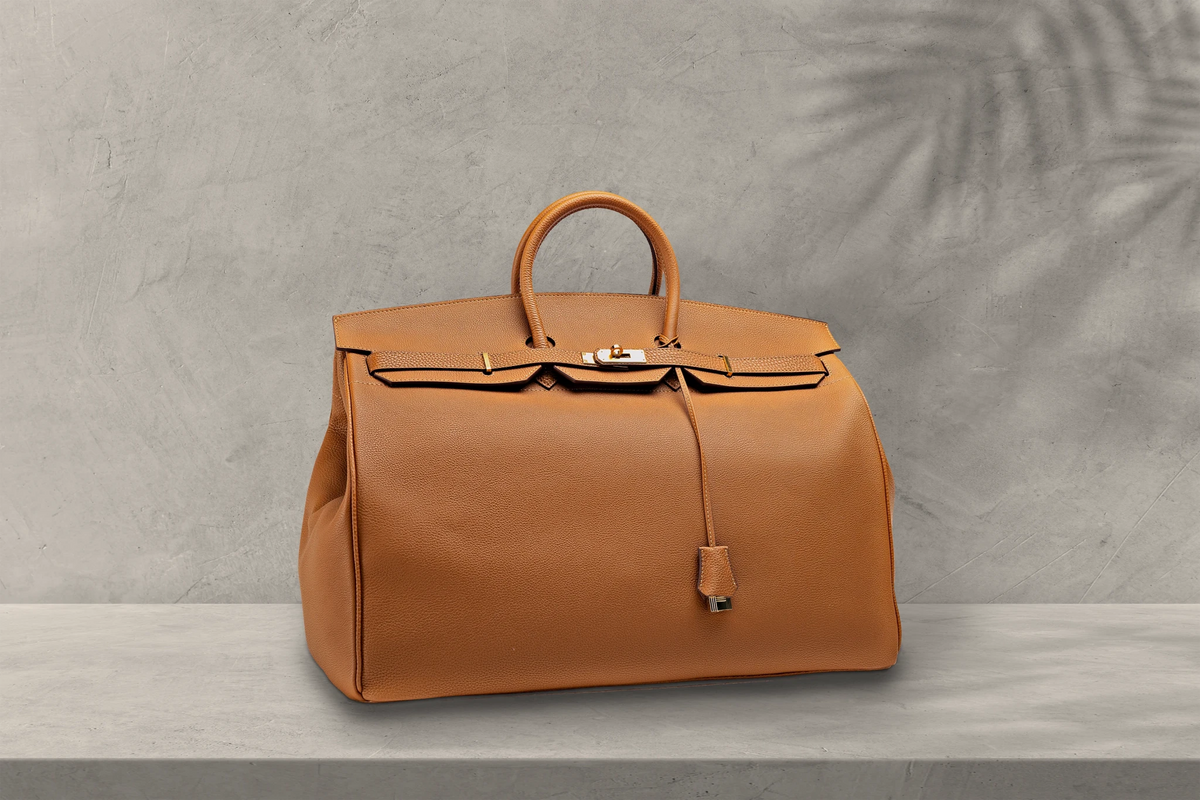 Bosphorus LeatherDuffle - Togo Camel
