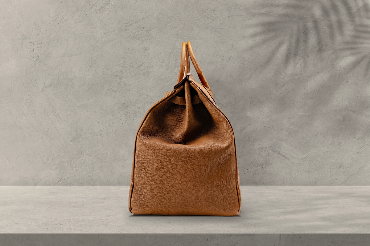 Bosphorus LeatherDuffle - Togo Camel