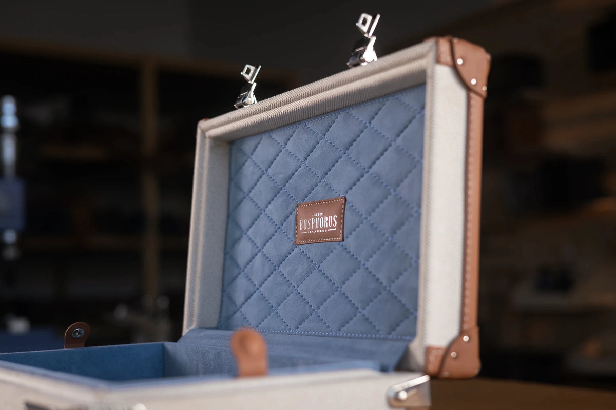 Bosphorus LeatherPetra Watch Case - Canvas Sable