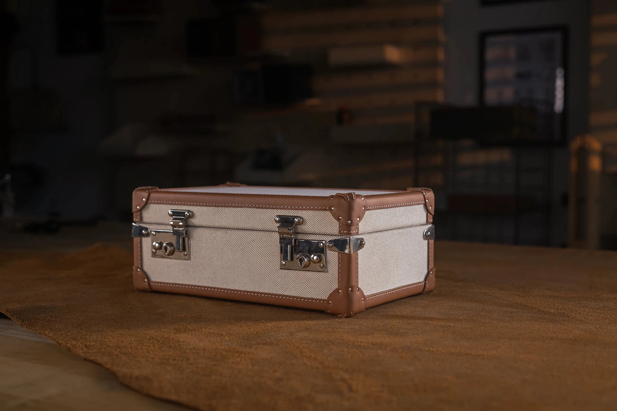 Bosphorus LeatherPetra Watch Case - Canvas Sable