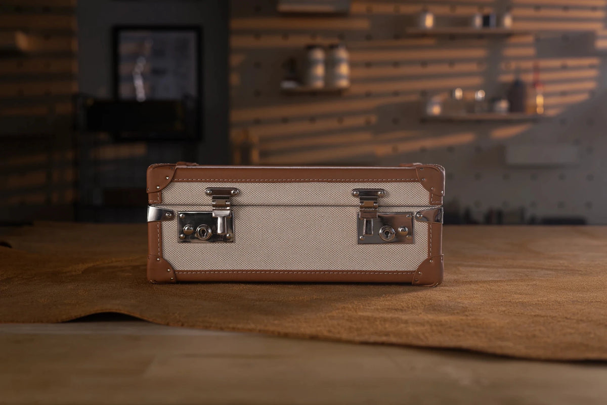 Bosphorus LeatherPetra Watch Case - Canvas Sable