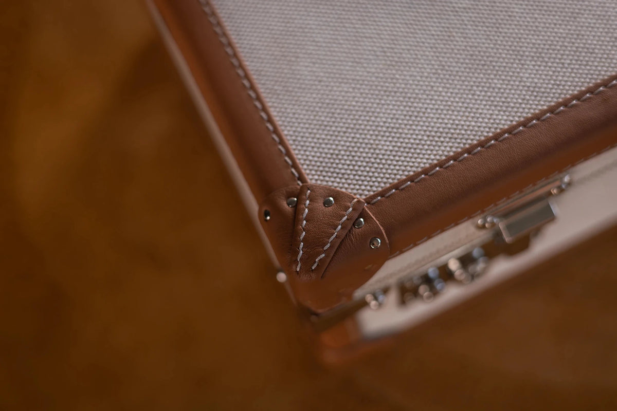 Bosphorus LeatherPetra Watch Case - Canvas Sable
