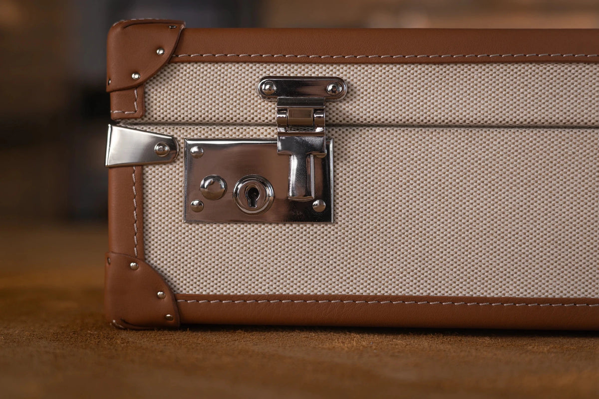 Bosphorus LeatherPetra Watch Case - Canvas Sable
