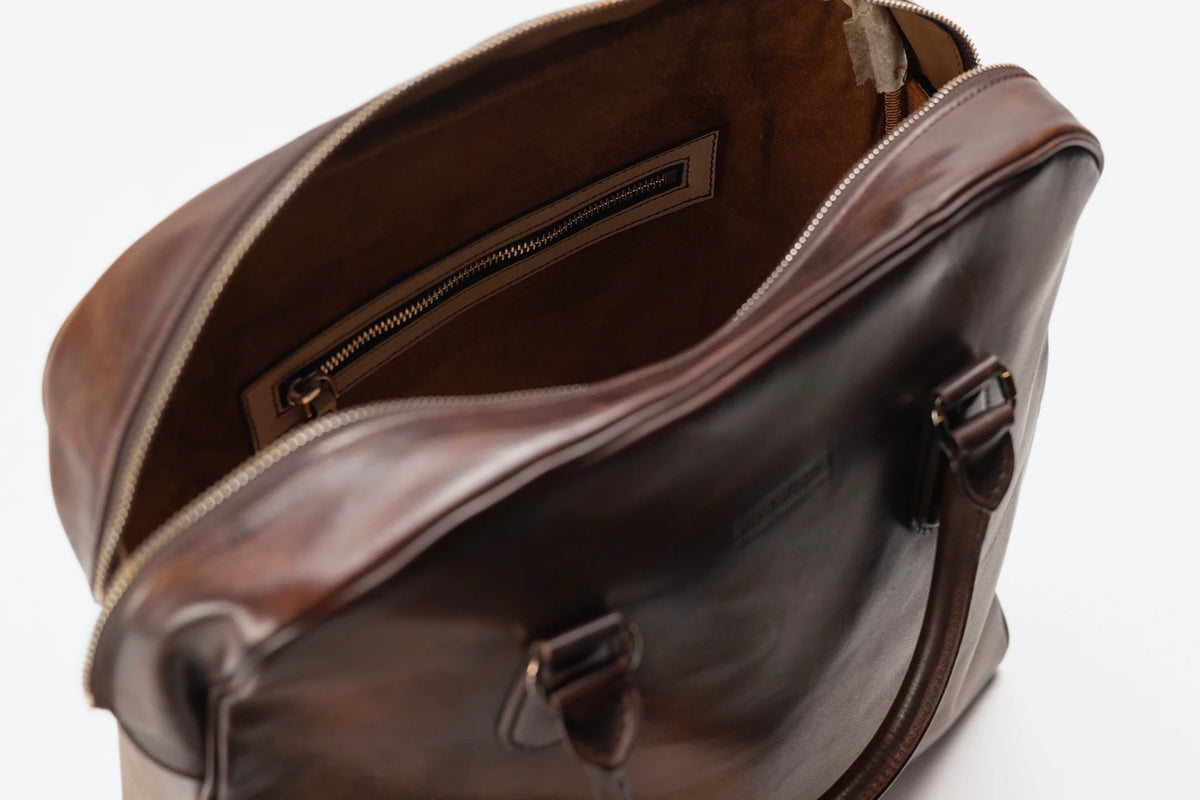 Bosphorus LeatherTote - Patina Brown