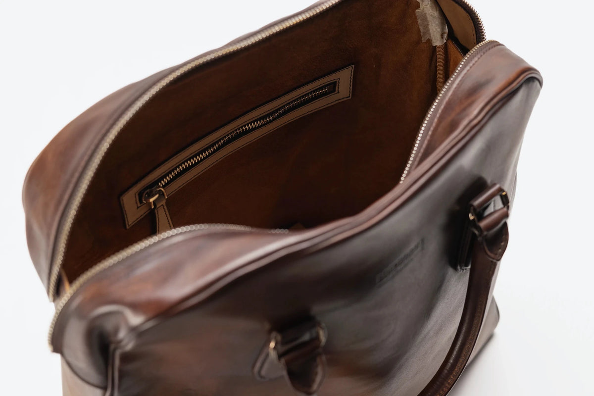 Bosphorus LeatherTote - Patina Brown