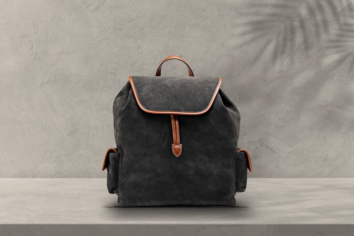 Bosphorus LeatherVoyager Backpack - Nubuck Black