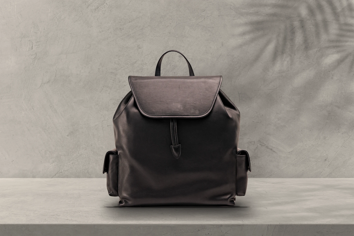 Bosphorus LeatherVoyager Backpack - Silky Black