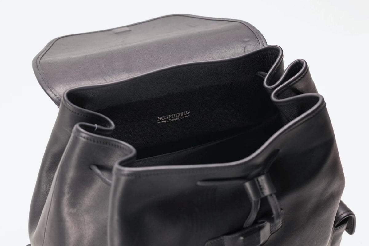 Bosphorus LeatherVoyager Backpack - Silky Black