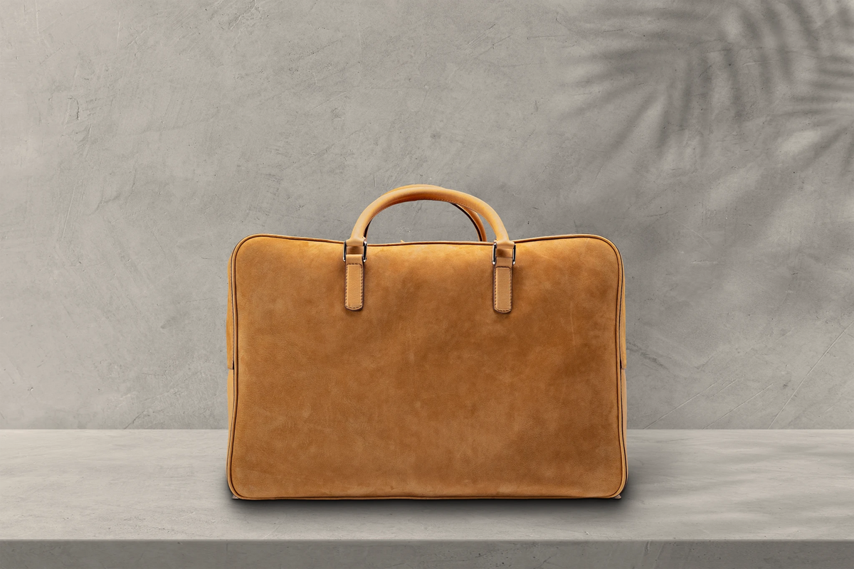 Bosphorus LeatherWeekender - Nubuck Camel