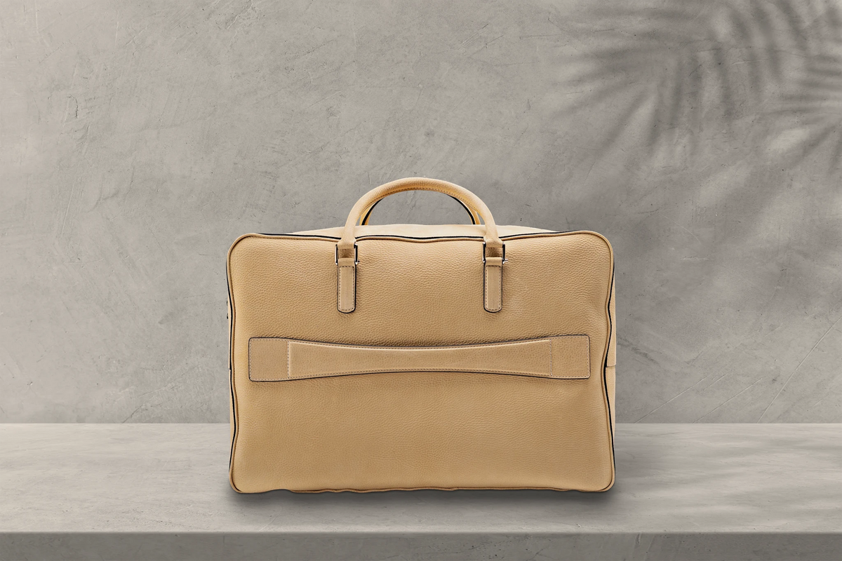 Bosphorus LeatherWeekender - Nubuck Cream