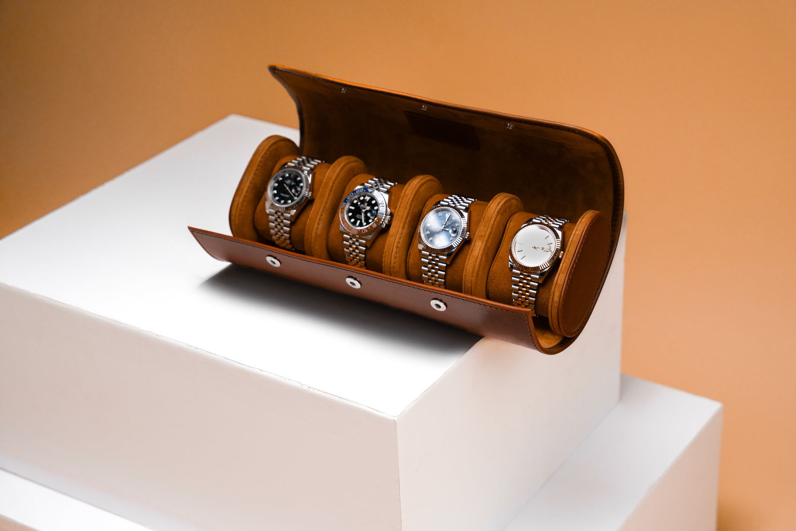 Galata Montana 01 Watch Roll For 4 Watches