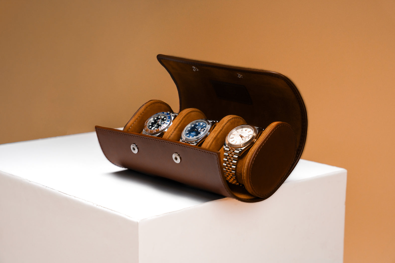 Galata Montana 01 Watch Roll For 3 Watches