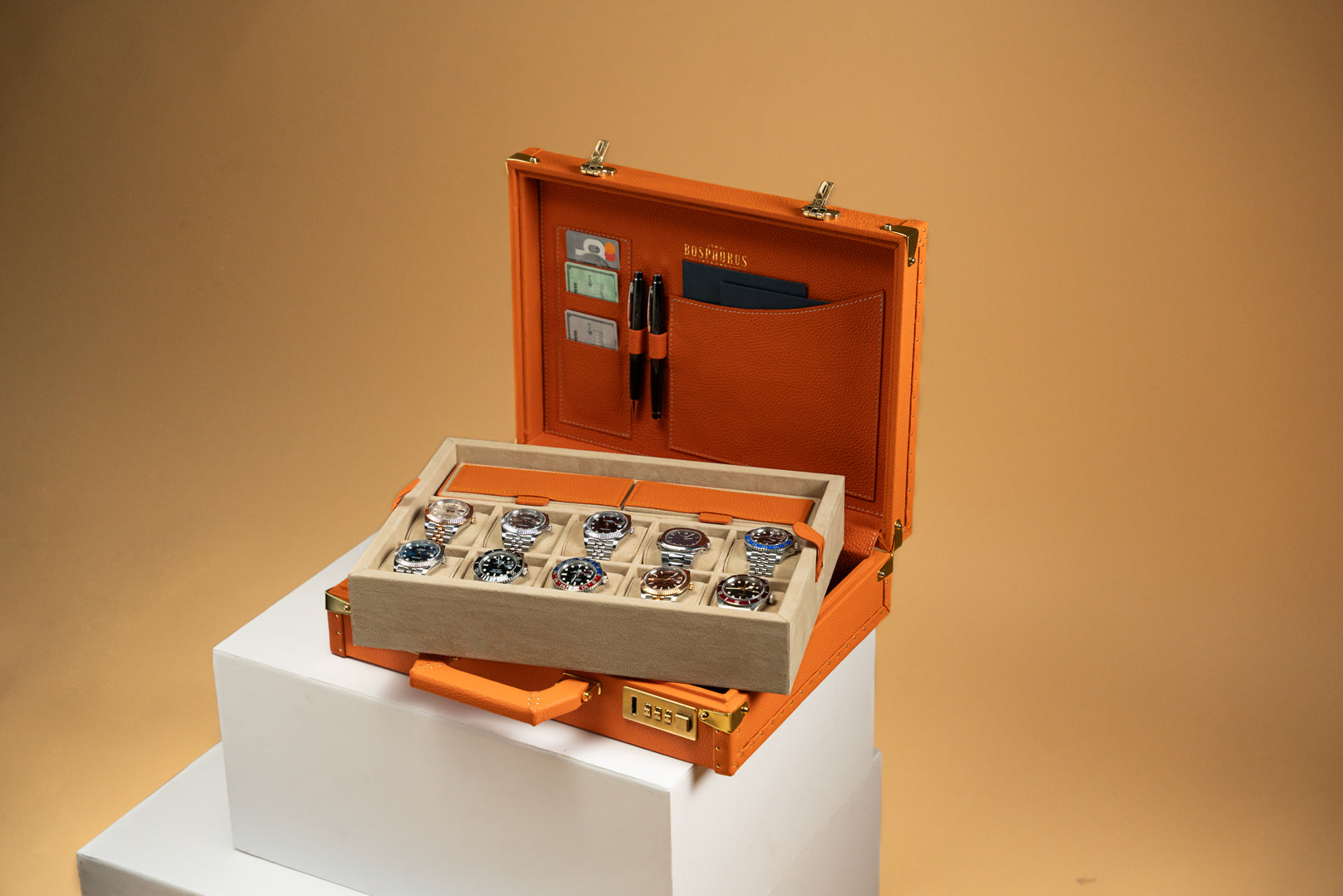 Artos Watch Case - Master Edition Togo Orange