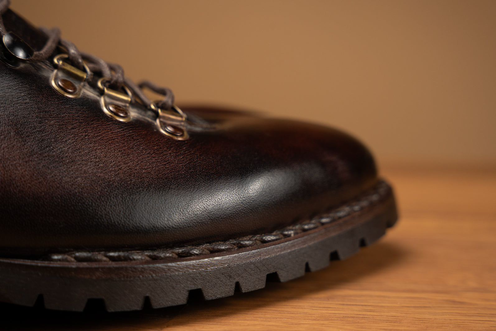Bosphorus Leather Hiking Boots - Kailash Dark Brown
