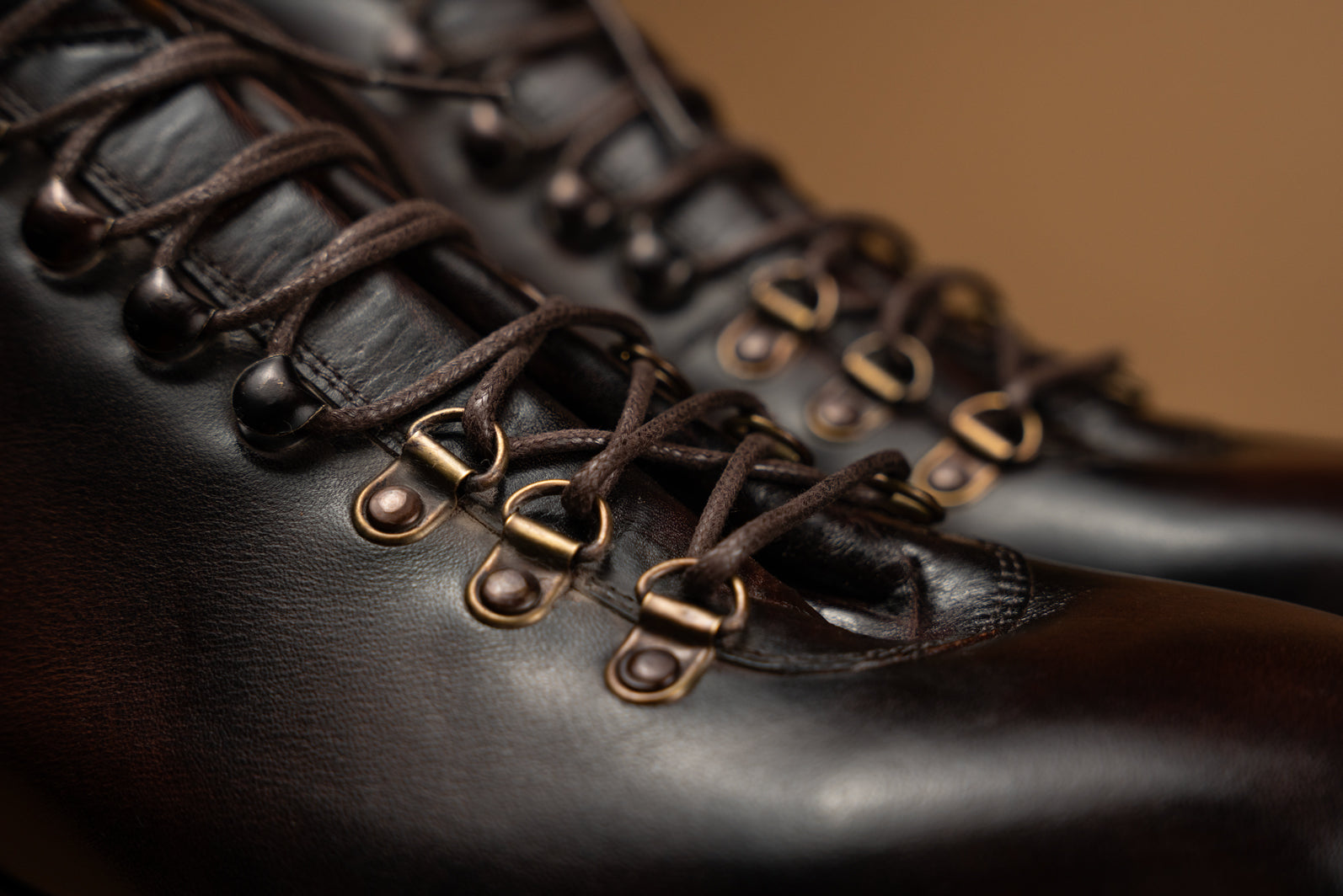 Bosphorus Leather Hiking Boots - Kailash Dark Brown