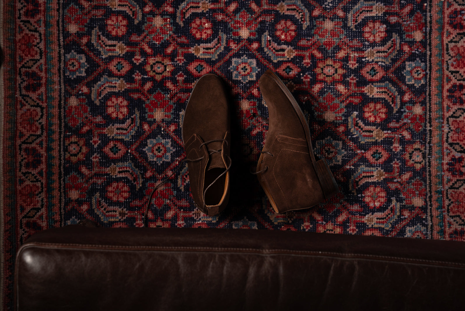 Bosphorus Leather Chukka Boots - Gulf Suede Brown