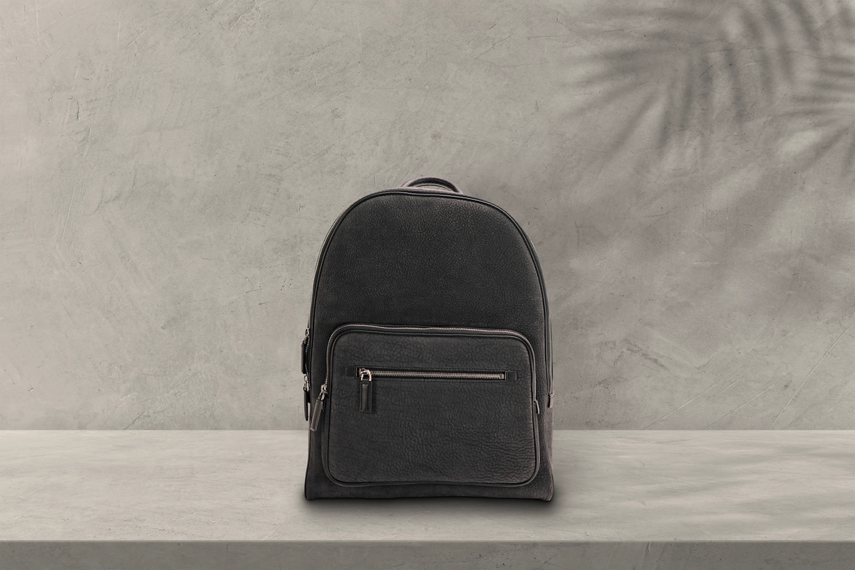 Bosphorus LeatherAdventure Backpack - Nubuck Black