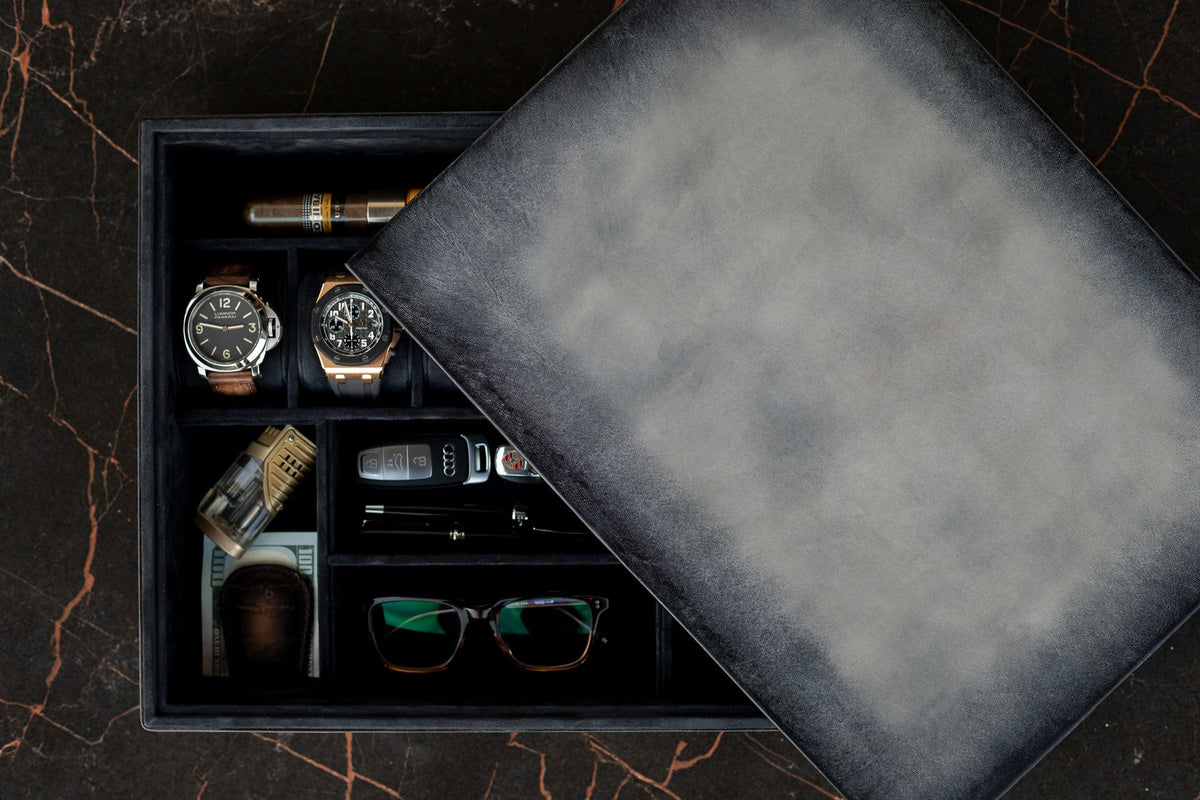 Daily Routines Tray - Patina Grey