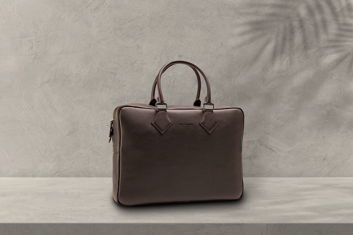 Bosphorus LeatherBriefcase - Dark Brown