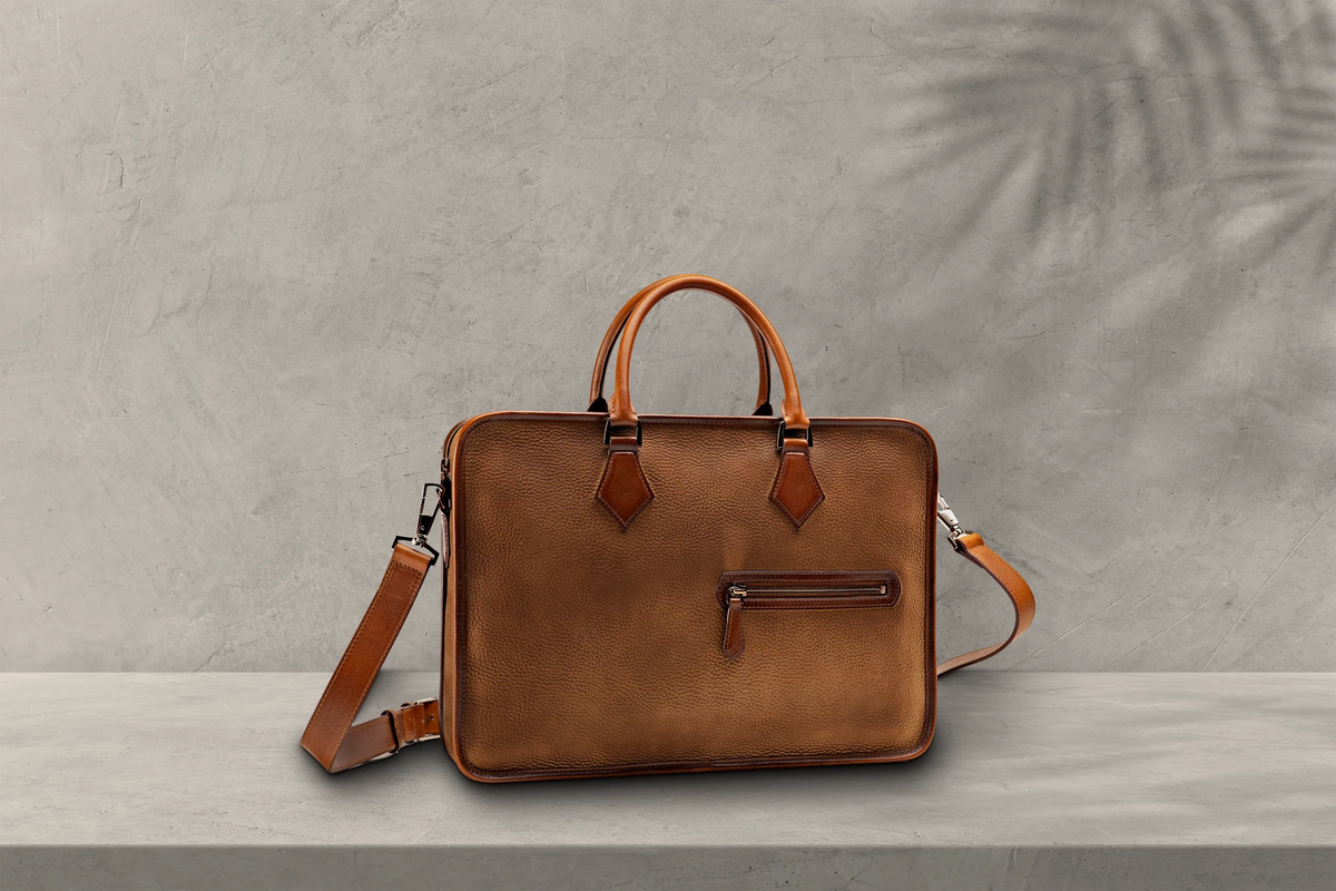 Bosphorus LeatherBriefcase - Espresso