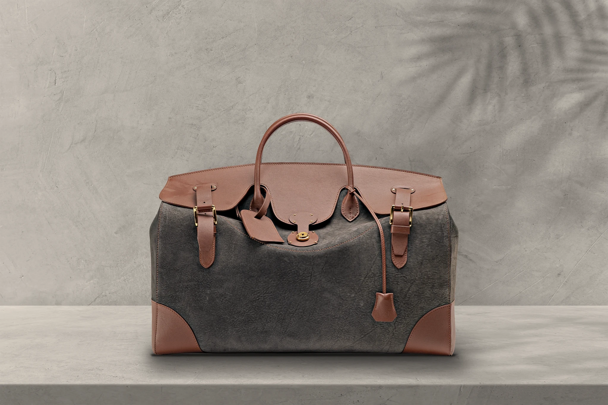 Bosphorus LeatherDuffle - Nubuck Black