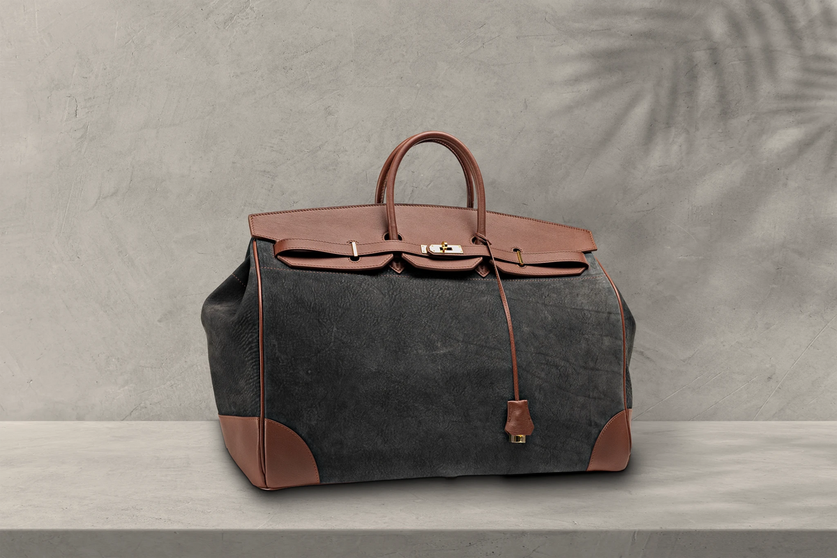 Bosphorus LeatherDuffle - Nubuck Black